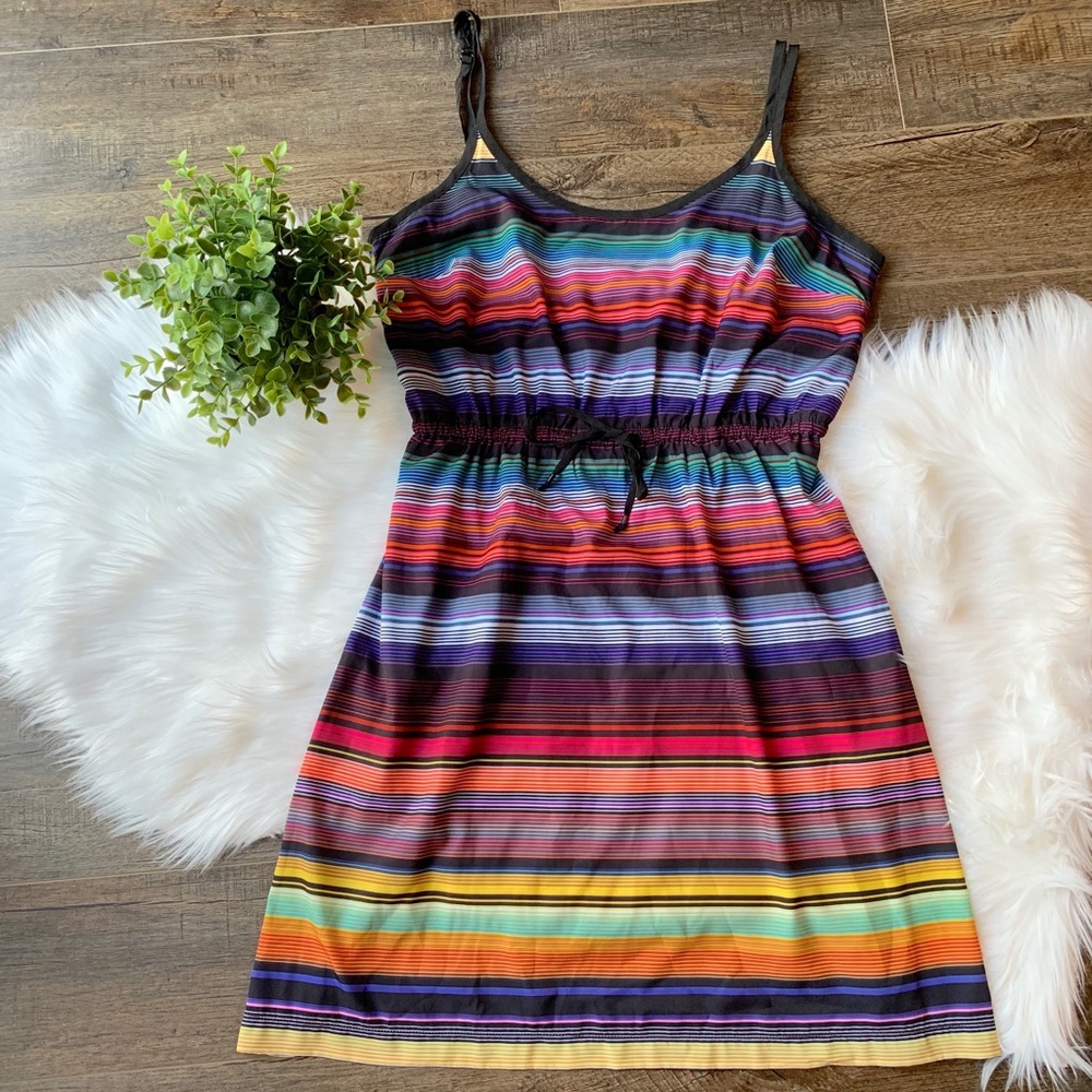 ❤️SOLD Athleta Havana rainbow midi dress - Picture 4 of 8
